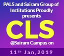 PALS and Sairam Group of Institutions Proudly presents CLS@Sairam Campus on 11/1/2018 at VRR Hall, Leo Muthu Stadium