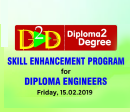 D2D: Skill Enhancement Program for Diploma Engineers on 15.02.2019