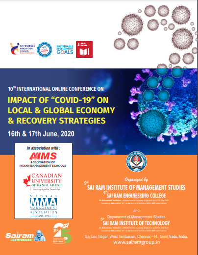 10th International Online Conference On Impact Of “Covid-19” On Local & Global Economy & Recovery Strategies