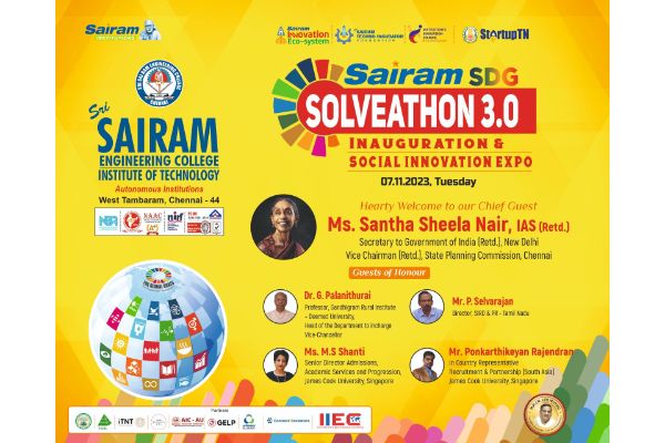 Solveathon 3.0 Inauguration Social Innovation Expo-07.11.2023