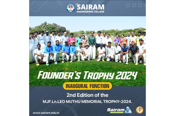 Commencement of the National Level Intercollegiate MJF.Ln.LEO MUTHU MEMORIAL CRICKET TOURNAMENT: Founder’s Trophy 2024 Inaugural Function