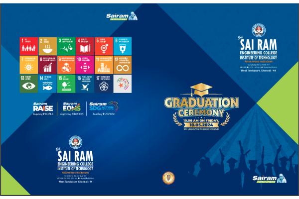 Graduation Ceremony 2024 – INVITATION  to be held on  May 10, 2024, at Sri Leo Muthu Indoor Stadium.