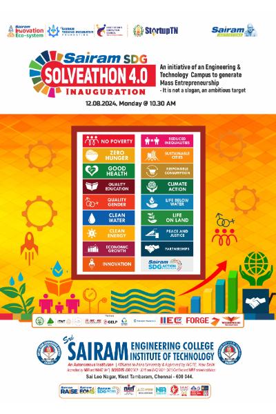 Solveathon 4.0 Inauguration An Initiative Of An Engineering & Technology Campus on 12-08-2024