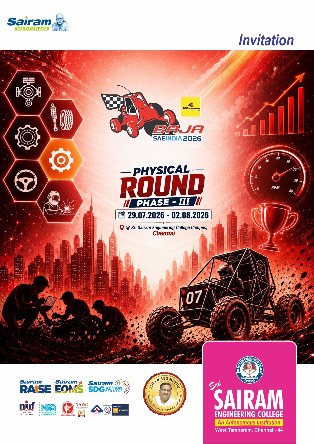 BAJA SAEINDIA 2026 – Physical Round Phase III
