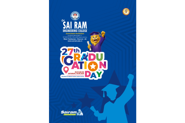 Milestones Achieved, Future Unlocked: Sairam 27th Graduation Day